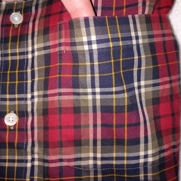 🆕Turnbury | Tartan Plaid Button Down Shirt Mens Size Small - Picture 11 of 14